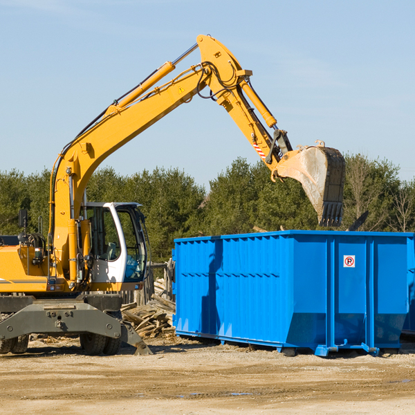 what are the rental fees for a residential dumpster in Matheny